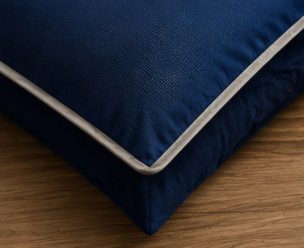 Toronto Blue Jays Inspired Navy Blue Luxury Plush Blanket – Baseball Fan Bedroom Bedding