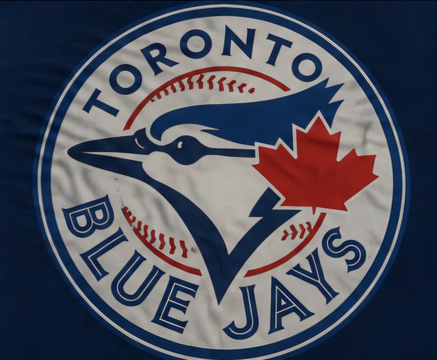 Toronto Blue Jays Inspired Navy Blue Luxury Plush Blanket – Baseball Fan Bedroom Bedding