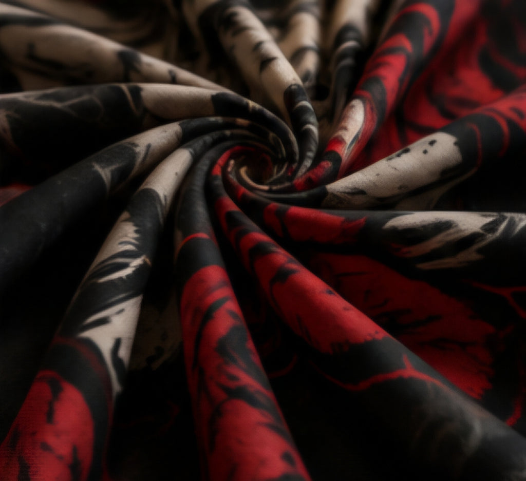 Black Skull & Red Roses Gothic Luxury Plush Blanket – Bold Dark Biker Style Bedding
