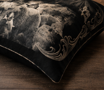 Spirit of the Wild Comforter Set – Indigenous-Inspired Woman, Bear & Wildlife Bedding