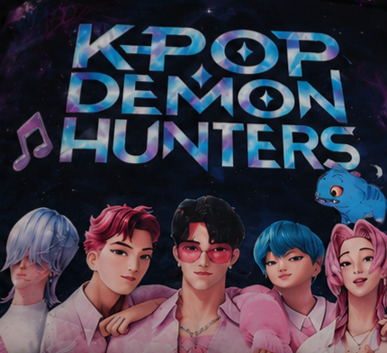 K-Pop Demon Hunters Inspired Luxury Plush Blanket – Neon Anime Music Fantasy Bedding
