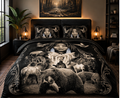 Spirit of the Wild Comforter Set – Indigenous-Inspired Woman, Bear & Wildlife Bedding