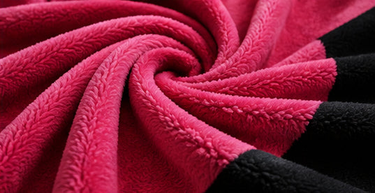 Pink & Black Bunny Logo Luxury Plush Blanket – Bold Modern Statement Bedding